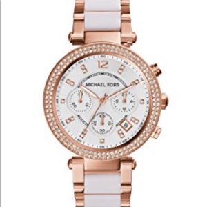 Rose gold watch